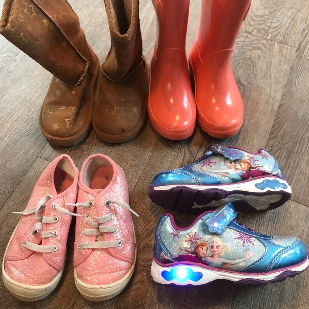 Girls size 9 shoe lot